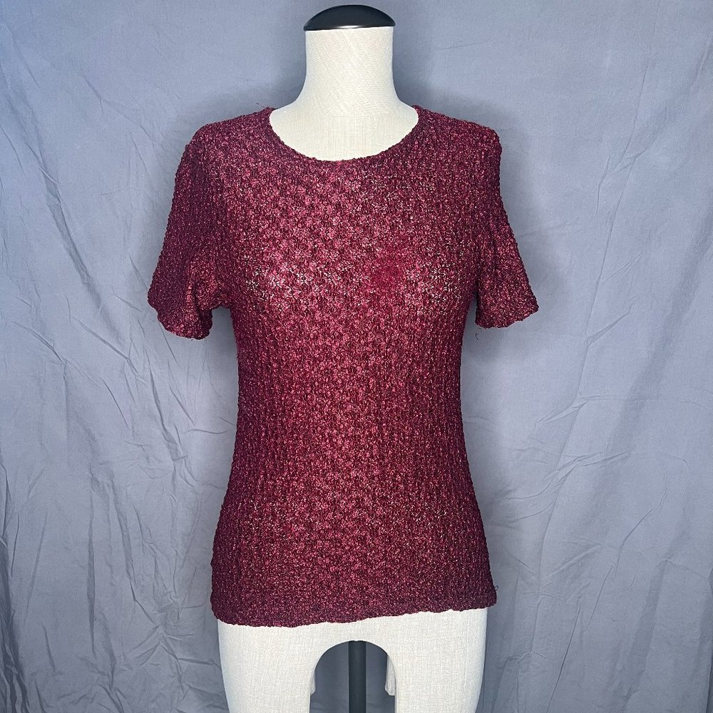 Ninety Red Scrunch Shirt S:M